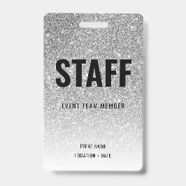 Personeel Aangepast Evenement of Concert Zilveren  Badge