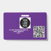 Personeel Aangepaste ID-badge Zakelijk-Corporate Badge (Achterkant)