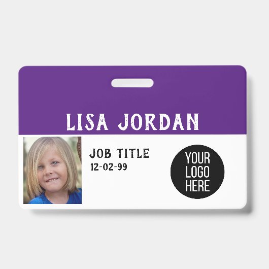 Personeel Aangepaste ID-badge Zakelijk-Corporate Badge (Voorzijde)