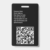 Personeel Aangepaste naam Alle toegangspas Concert Badge (Achterkant)