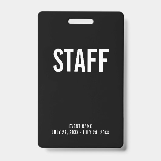 Personeel Al identiteitskaart van identiteitskaart Badge (Voorkant)