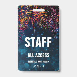 Personeel All Access Event Pas | Vuurwerk Finale Badge
