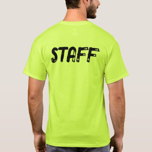 PERSONEEL (alleen achterkant) T-shirt (Achterkant)