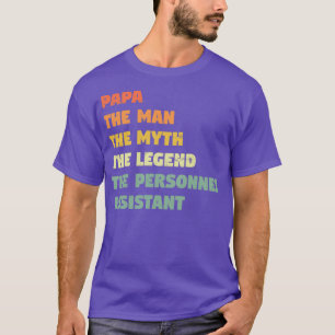 Personeel Assistent Funny Gift voor hem Personeel T-shirt