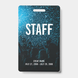 Personeel Backstage Pas Evenementen Foto ID Badge