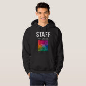 Personeel bemanningslid Voeg hier Logo tekst toe M Hoodie (Voorkant volledig)