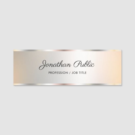 Personeel Bezetting Bemanning Teamlid Typografie S Naamplaatje (Voorkant)