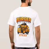 🍔 Personeel Burger Restaurant Bezorgteam 🍔 T-shirt (Achterkant)