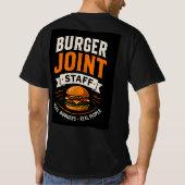 🍔 Personeel Burgerzaak Snel Eet Restaurant Team � T-shirt (Achterkant)