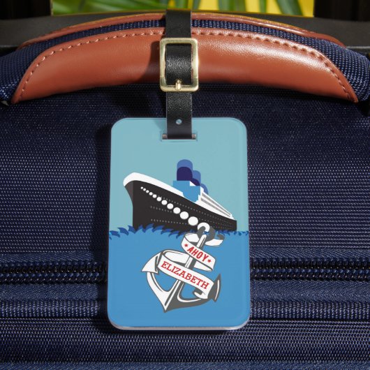 Personeel cruiseschepen bagagelabel (Voorkant Insitu 2)