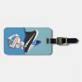 Personeel cruiseschepen bagagelabel (Voorkant horizontaal)