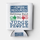 Personeel dat betaald wordt aan rechter mensen blikjeskoeler (Voorkant)