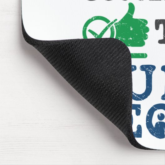 Personeel dat betaald wordt aan rechter mensen muismat (Hoek)