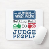 Personeel dat betaald wordt aan rechter mensen muismat (Met muis)