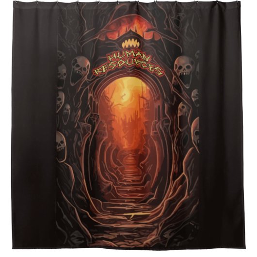 Personeel Douchegordijn (Voorkant)