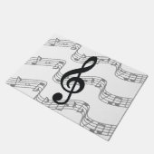 Personeel en Treble Clef Deurmat (Schuin)