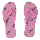 Personeel en Treble Clef Teenslippers (Voetbed)