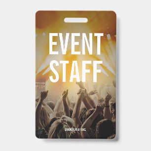 Personeel evenementen badge