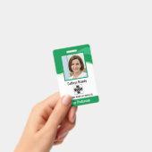 Personeel, foto, streepjescode en Logo Badge (Handheld)