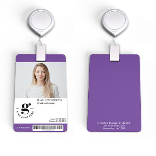 Personeel ID Medewerker Foto Barcode Badge