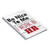 Personeel is aardig voor mij, ik werk in HR Notitieboek (Rechterzijde)