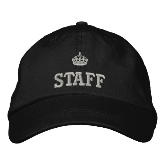 Personeel met kroon logo pet (Voorkant)