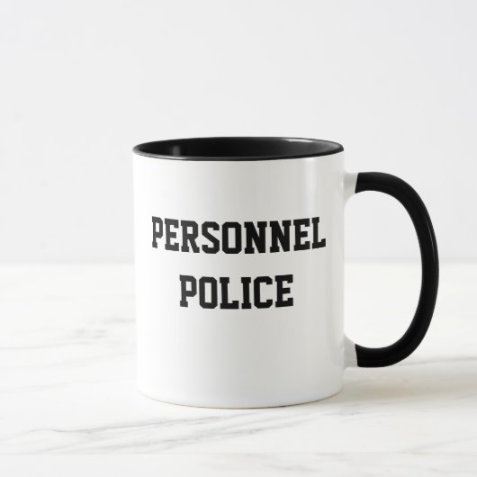 Personeel Politie Funny HR Nickname Gift Mok (Rechts)