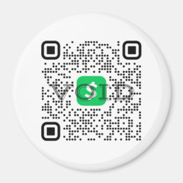 Personeel QR Code Magnet van de app