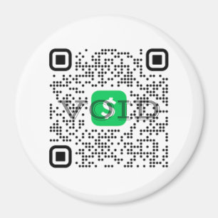 Personeel QR Code Magnet van de app