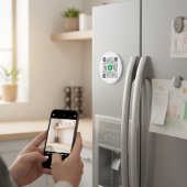 Personeel QR Code Magnet van de app