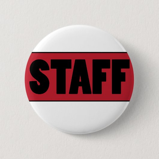 Personeel Ronde Button 5,7 Cm (Voorkant)