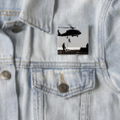 Personeel snel-touw uit een SH-60F Vierkante Button 5,1 Cm (In situ)