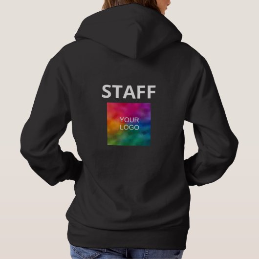 Personeel stelt Uw BedrijfsLogo hier Vrouwen van h Hoodie (Achterkant)