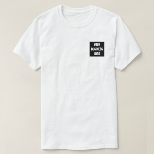 Personeel T-shirt met Business Logo, Corporate Uni (Design voorkant)