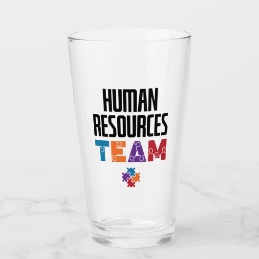 Personeel team HR Glas (Voorkant)