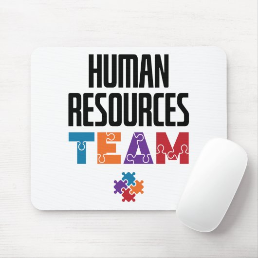 Personeel team HR Muismat (Met muis)