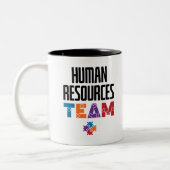 Personeel team HR Tweekleurige Koffiemok (Links)