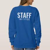 Personeel team voegt hier Logo tekst toe Vrouwen D Trui (Achterkant)