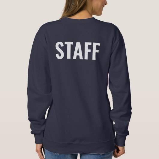 Personeel team voegt hier Logo tekst toe Vrouwen m Trui (Achterkant)