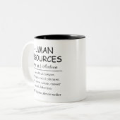 Personeel Tweekleurige Koffiemok (Voorkant links)