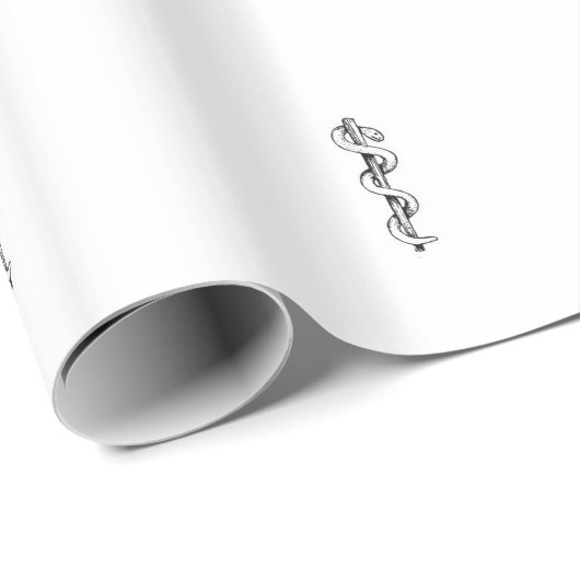 Personeel van Asclepius Cadeaupapier (Rol Hoek)