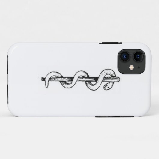 Personeel van Asclepius Case-Mate iPhone Case (Achterkant (horizontaal))