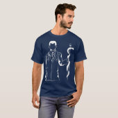 Personeel van Asclepius Medicine Medical Student A T-shirt (Voorkant volledig)