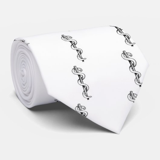 Personeel van Asclepius Stropdas (Opgerold)