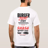 🍔 Personeel van Burger Joint Creatief Restaurant T-shirt (Achterkant)