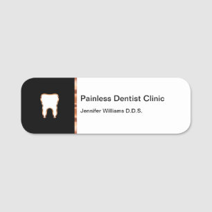 Personeel van Classy Dentist Kantoor Naamplaatje