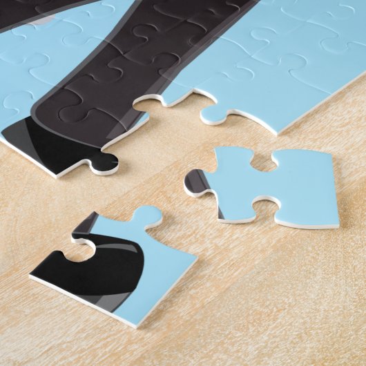 Personeel van de politie en Kind van de patrouille Legpuzzel (Zijkant)