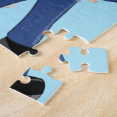 Personeel van de politie en patrouillewagen Kinder Legpuzzel (Zijkant)