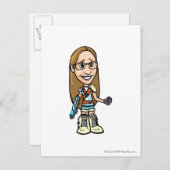 Personeel van Dragona Terror Mountain Briefkaart (Voorkant / Achterkant)