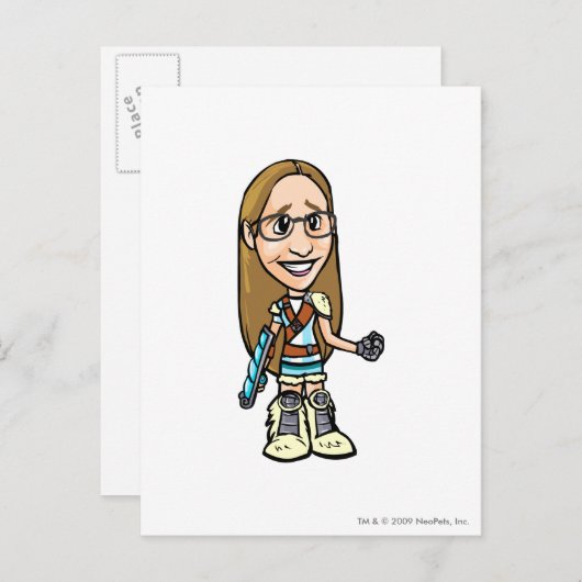 Personeel van Dragona Terror Mountain Briefkaart (Voorkant / Achterkant)